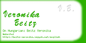 veronika beitz business card